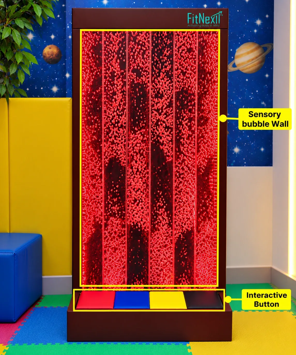 Interactive Sensory Bubble Wall