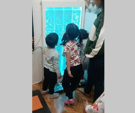 Interactive Sensory Bubble Wall