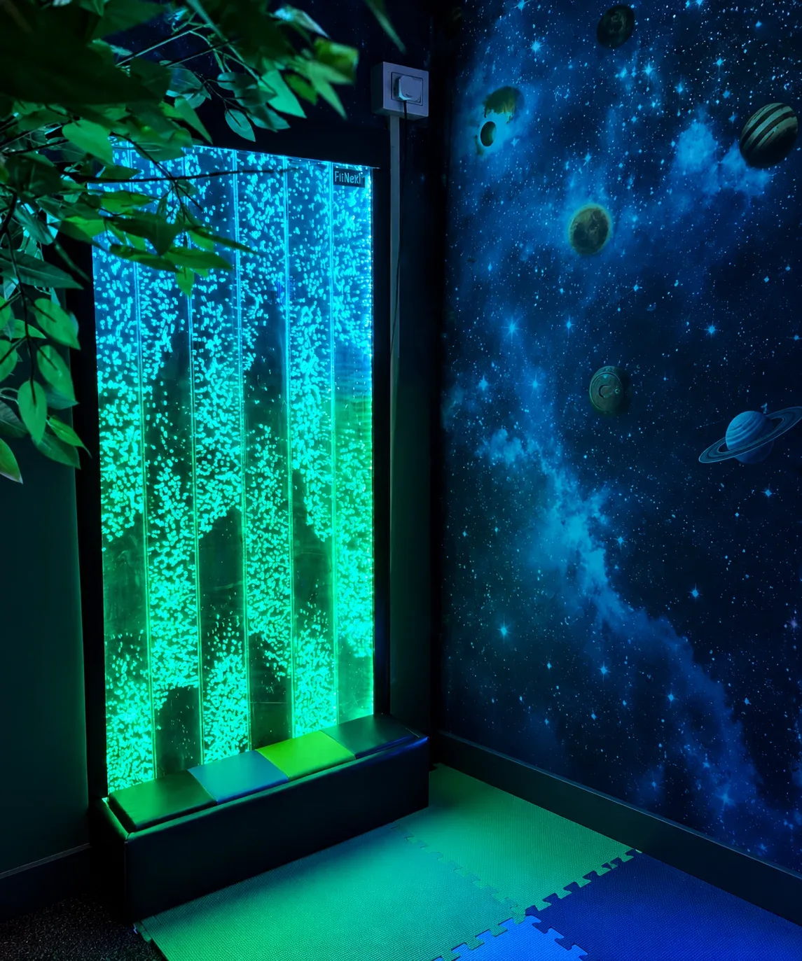 Interactive Sensory Bubble Wall