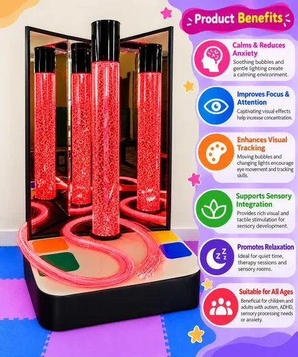 Interactive Sensory Bubble Tube
