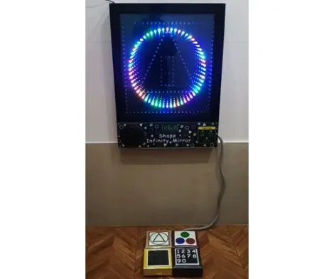 Shape and Number Infinity Mirror