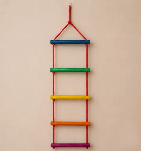 Kids Rope Ladder Multicolor ( 5 steps )