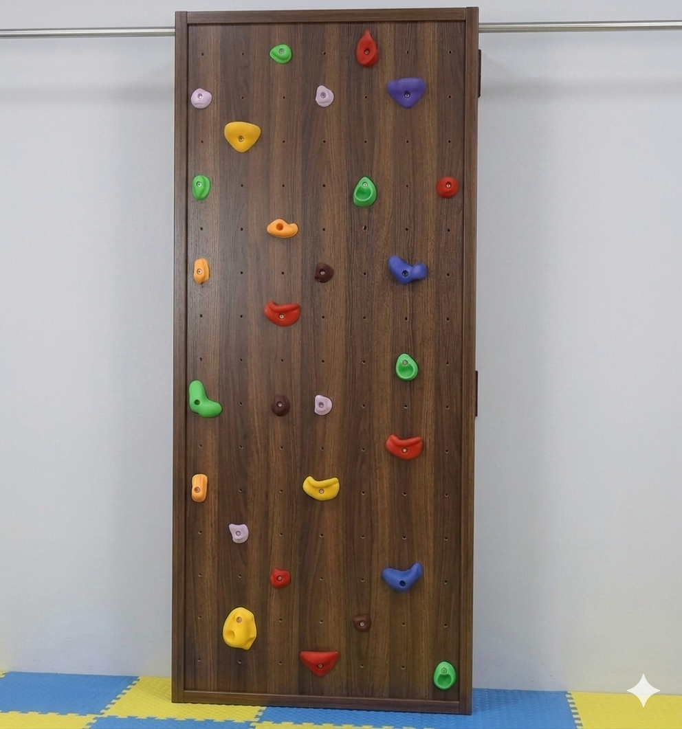 Non- Interactive Wooden climbing Wall premium